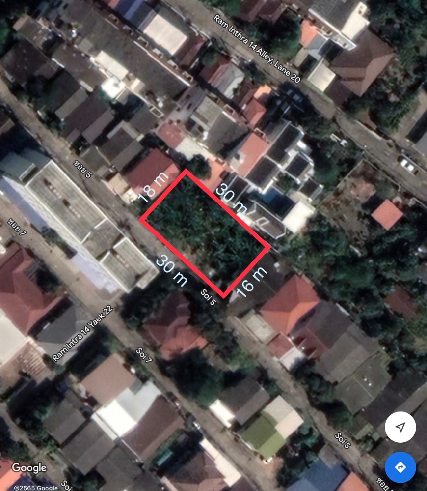 ขายที่ดินเกษตร นวมินทร์ ลาดปลาเค้า : 🌳✨ โอกาสทอง! ที่ดินสวย ทำเลรามอินทรา 14 (มัยลาภ) แยก 22