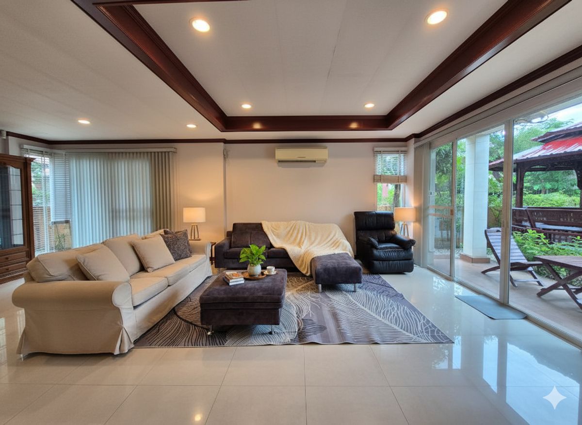 ให้เช่าบ้านพัฒนาการ ศรีนครินทร์ : ให้เช่า บ้านเดี่ยว Villa Arcadia ศรีนครินทร์ 3 ห้องนอน ใกล้ Mega Bangna และโรงเรียนนานาชาติ TSIS