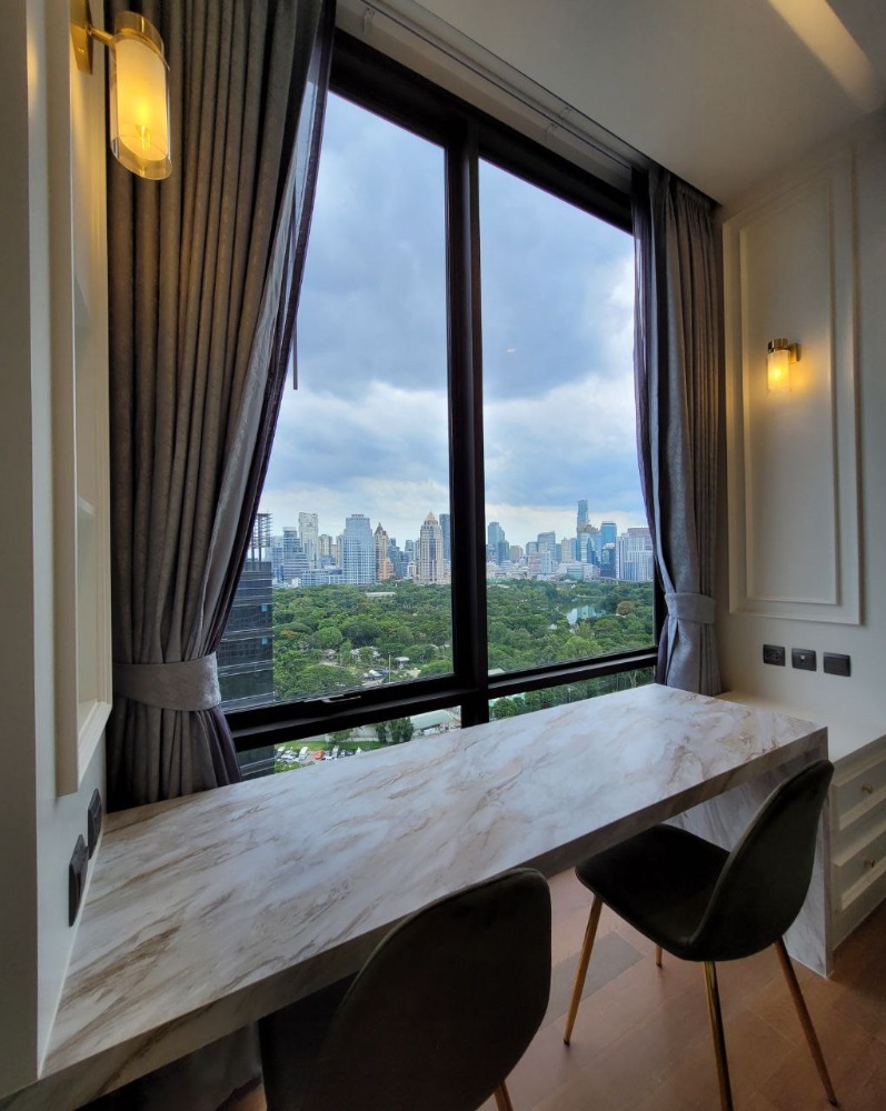 For RentCondoWitthayu, Chidlom, Langsuan, Ploenchit : ✦✦ Muniq Langsuan Lumphini Park View with Mirror sliding Door ✦✦