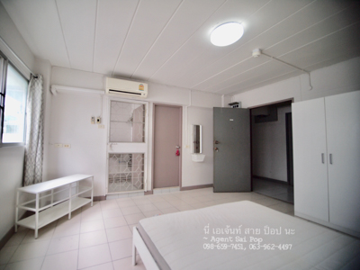 For RentCondoLadprao101, Happy Land, The Mall Bang Kapi : [[ For rent ]] Lumpini Happyland, beautiful room, fully furnished, very cheap, 4,000 baht