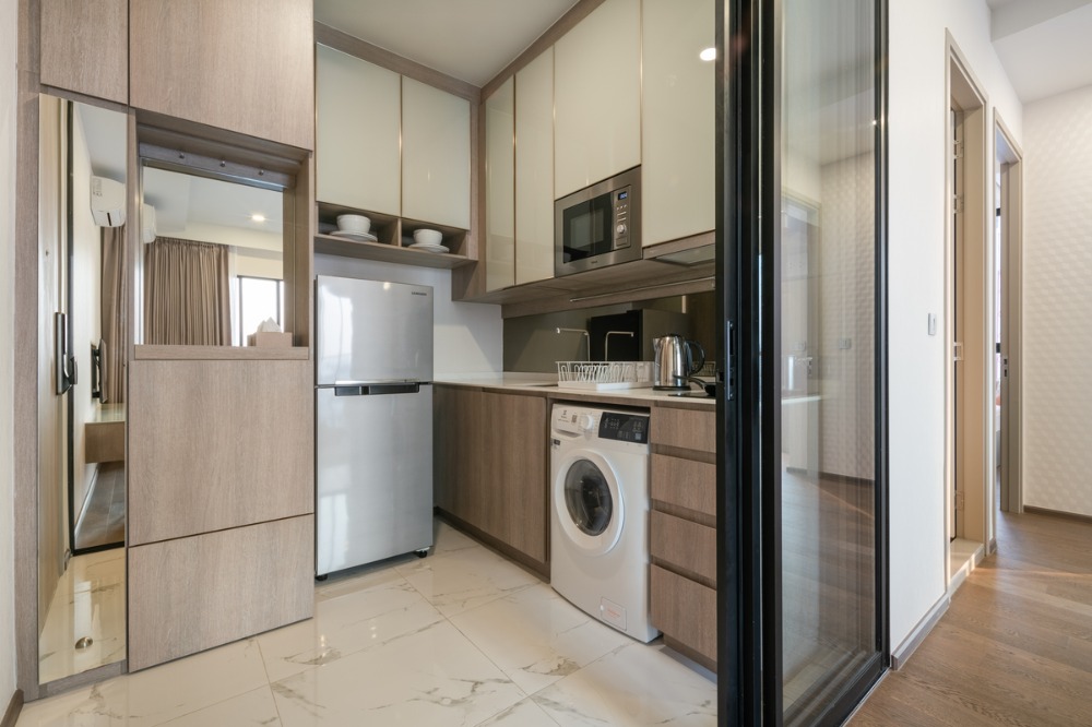 ให้เช่าคอนโดราชเทวี พญาไท : ✅ Ready to move in 2 Bedroom 2 Bathroom 55 Sqm. with Free WIFI @Park Origin Phayathai (Hampton Residence Phayathai)🔥 (Accept a minimum 6-month contract)