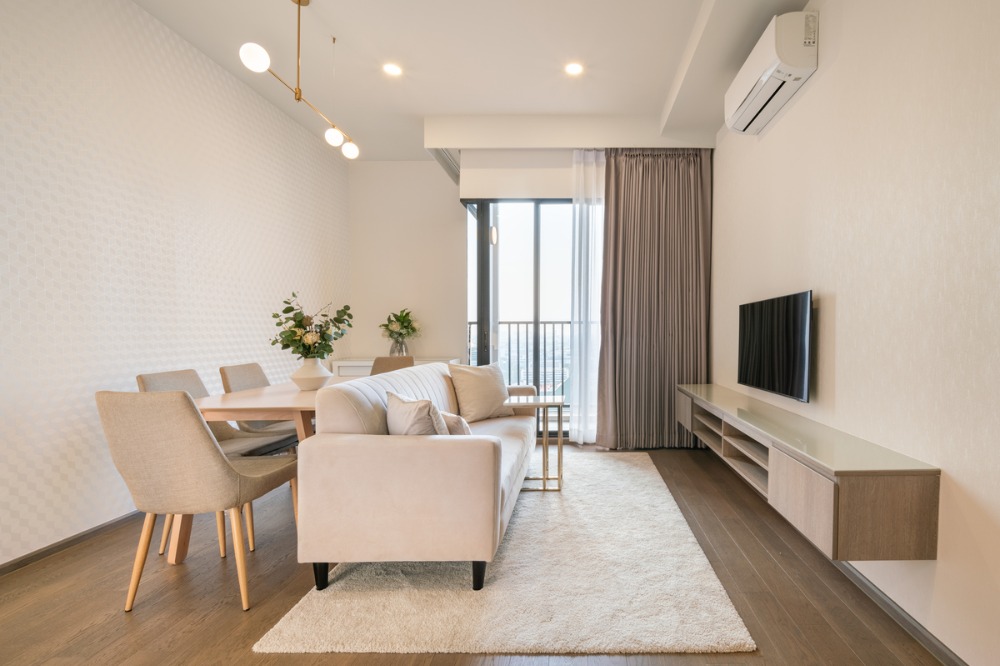 ให้เช่าคอนโดราชเทวี พญาไท : ✅ Ready to move in 2 Bedroom 2 Bathroom 55 Sqm. with Free WIFI @Park Origin Phayathai (Hampton Residence Phayathai)🔥 (Accept a minimum 6-month contract)