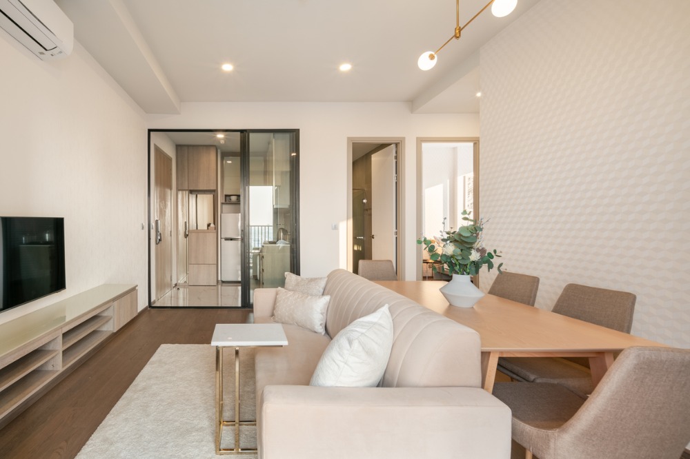 ให้เช่าคอนโดราชเทวี พญาไท : ✅ Ready to move in 2 Bedroom 2 Bathroom 55 Sqm. with Free WIFI @Park Origin Phayathai (Hampton Residence Phayathai)🔥 (Accept a minimum 6-month contract)