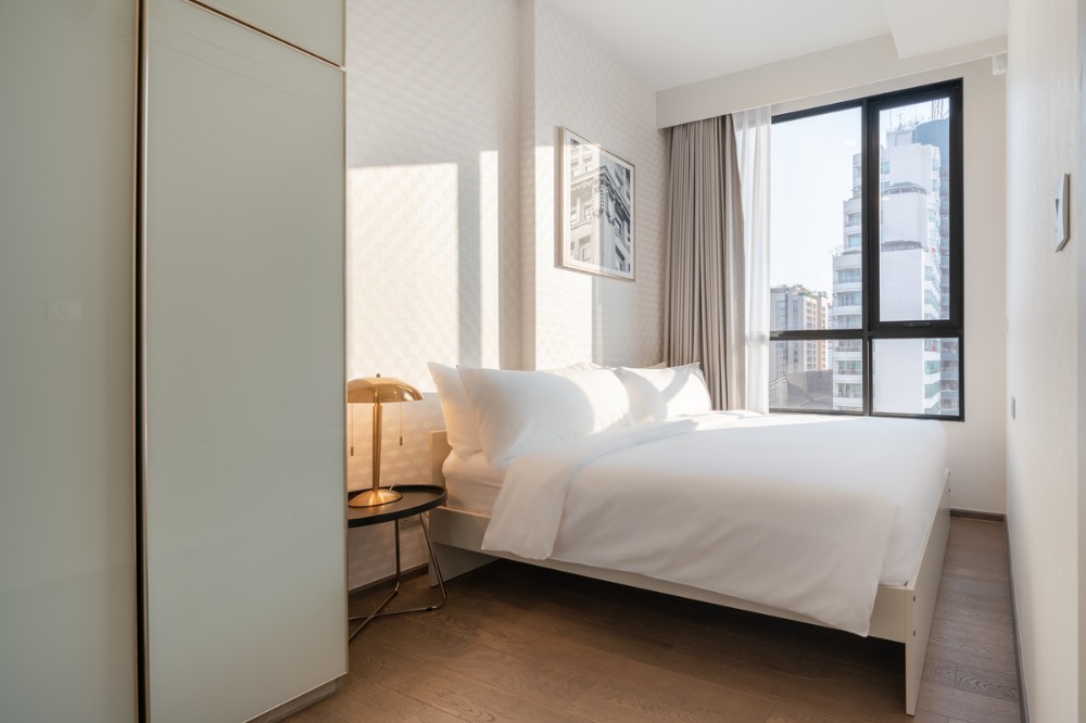 ให้เช่าคอนโดราชเทวี พญาไท : ✅ Ready to move in 2 Bedroom 2 Bathroom 55 Sqm. with Free WIFI @Park Origin Phayathai (Hampton Residence Phayathai)🔥 (Accept a minimum 6-month contract)