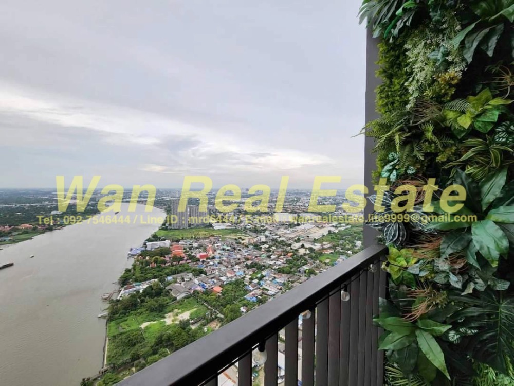 For SaleCondoRattanathibet, Sanambinna : Condo for sale, Politan Aqua, Floor 53, Size 31 sq.m., the nearest position (06).