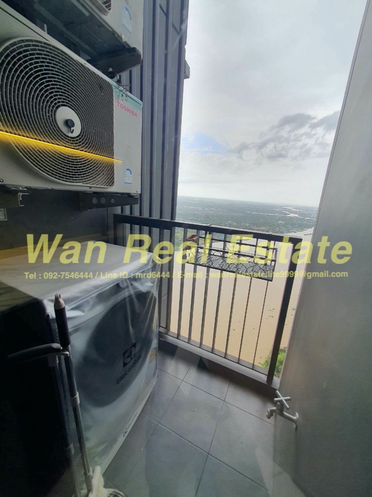 For SaleCondoRattanathibet, Sanambinna : Condo for sale, Politan Aqua, Floor 53, Size 31 sq.m., the nearest position (06).