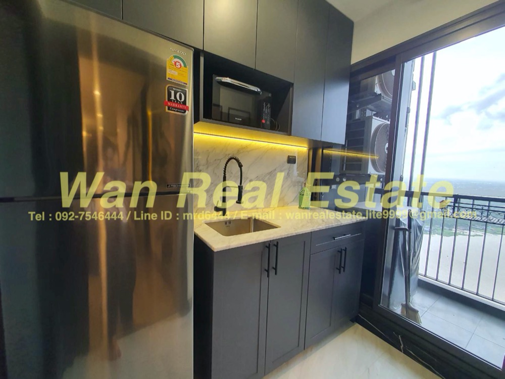 For SaleCondoRattanathibet, Sanambinna : Condo for sale, Politan Aqua, Floor 53, Size 31 sq.m., the nearest position (06).