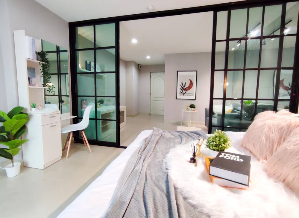 ขายคอนโดบางซื่อ วงศ์สว่าง เตาปูน : ห้องสวยสุดในโครงการ สวยกริ๊บบบ เฟอร์นิเจอใหม่ทั้งห้อง คอนโด รีเจ้นท์ Regent 6/2 ประชาชื่น