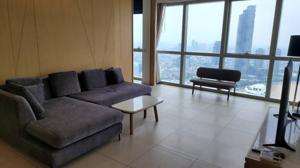 For RentCondoWongwianyai, Charoennakor : For Rent⭐Luxury Condo River View⭐3 Bedroom⭐132 Sq.m⭐Near ICONSIAM 