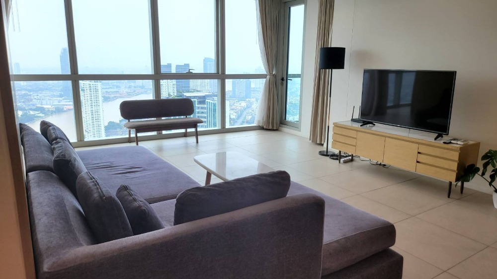 For RentCondoWongwianyai, Charoennakor : For Rent⭐Luxury Condo River View⭐3 Bedroom⭐132 Sq.m⭐Near ICONSIAM 