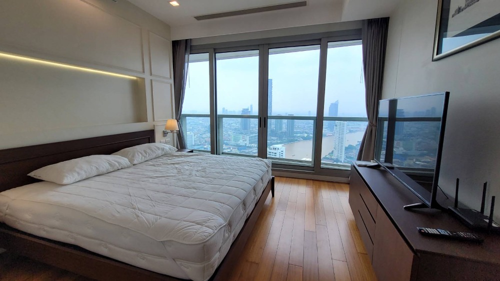 For RentCondoWongwianyai, Charoennakor : For Rent⭐Luxury Condo River View⭐3 Bedroom⭐132 Sq.m⭐Near ICONSIAM 