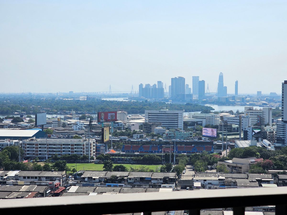 ขายดาวน์คอนโดคลองเตย กล้วยน้ำไท : (เจ้าของ) ขาย Life Rama 4 - Asoke 1Br.Plus 35.44 ตรม. Panorama view วิวแม่น้ำ บางกระเจ้า ทิศใต้ ชั้นสูง RARE UNIT!!! 