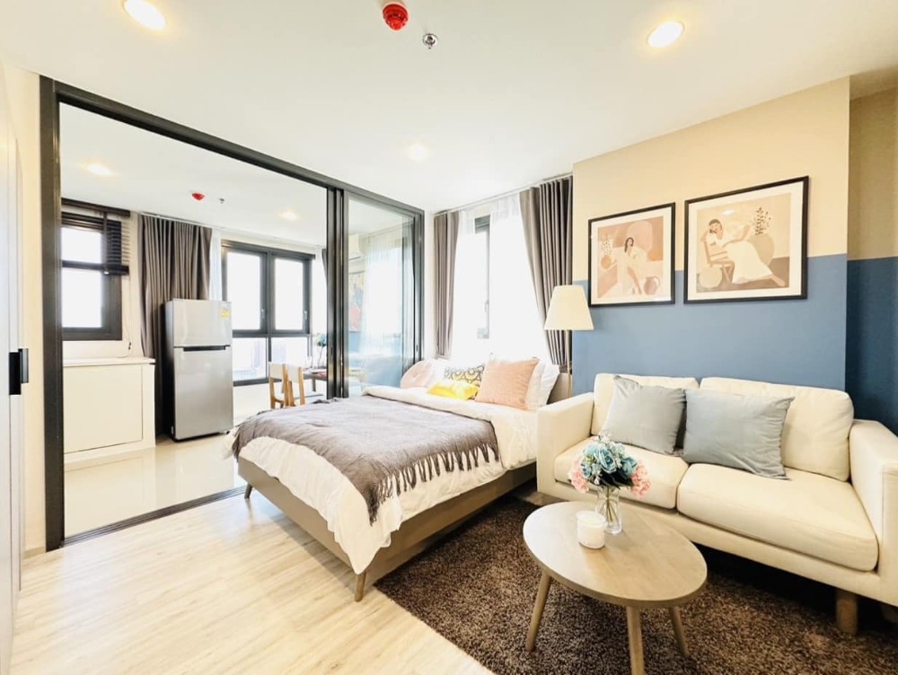 For RentCondoRatchadapisek, Huaikwang, Suttisan : XT Huai Khwang Condo for Rent 1 Bedroom near MRT Huai Khwang fully furnished