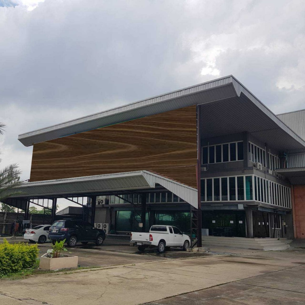 For SaleWarehousePathum Thani,Rangsit, Thammasat : Large warehouse with office and retail space for sale!