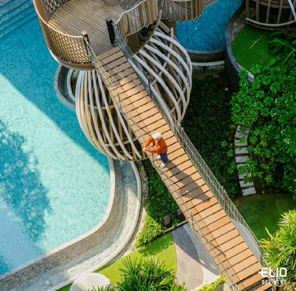 ขายคอนโดอ่อนนุช อุดมสุข : ขาย 2 ห้องนอน วิวสวน ห้องสวย 👍Cashback สูงสุด 500,000  ในราคาพิเศษ🎉3.99 ล้าน การันตีปล่อยเช่าง่าย📍📍Elio Del Nest ใกล้รถไฟฟ้าอุดมสุข 700 เมตร ส่วนกลางอลังการ Call คุณออย 0982924151