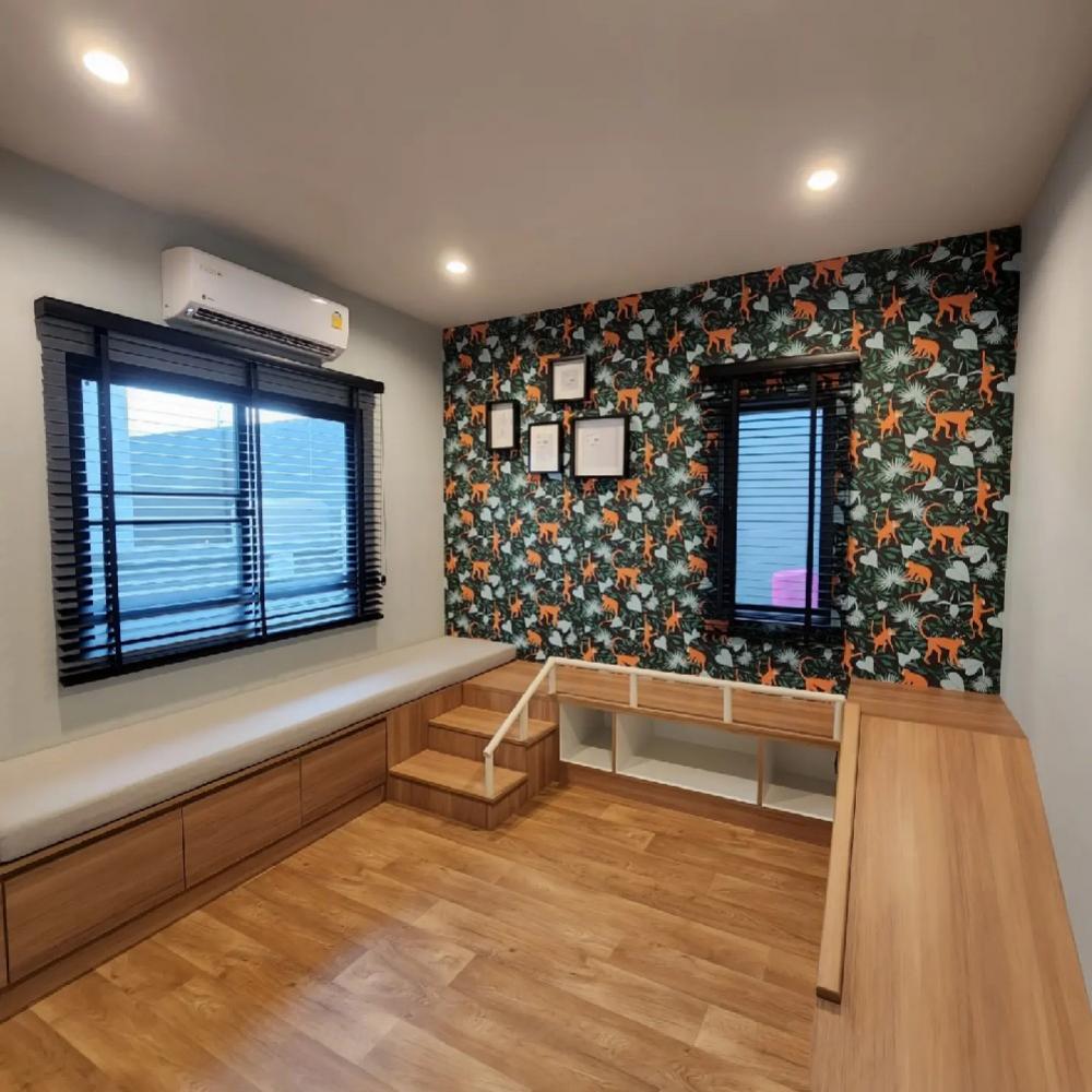 For SaleHousePathum Thani,Rangsit, Thammasat : Single house for sale, Setthasiri, Bangkok-Pathum Thani. Next to Laura Ville golf course, shady, green (Type Glory, the last house to see the golf course + ready to decorate)🔥