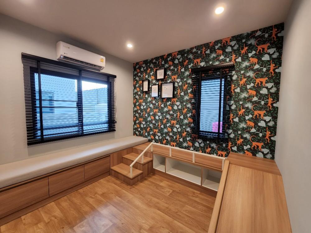 For SaleHousePathum Thani,Rangsit, Thammasat : Single house for sale, Setthasiri, Bangkok-Pathum Thani. Next to Laura Ville golf course, shady, green (Type Glory, the last house to see the golf course + ready to decorate)🔥