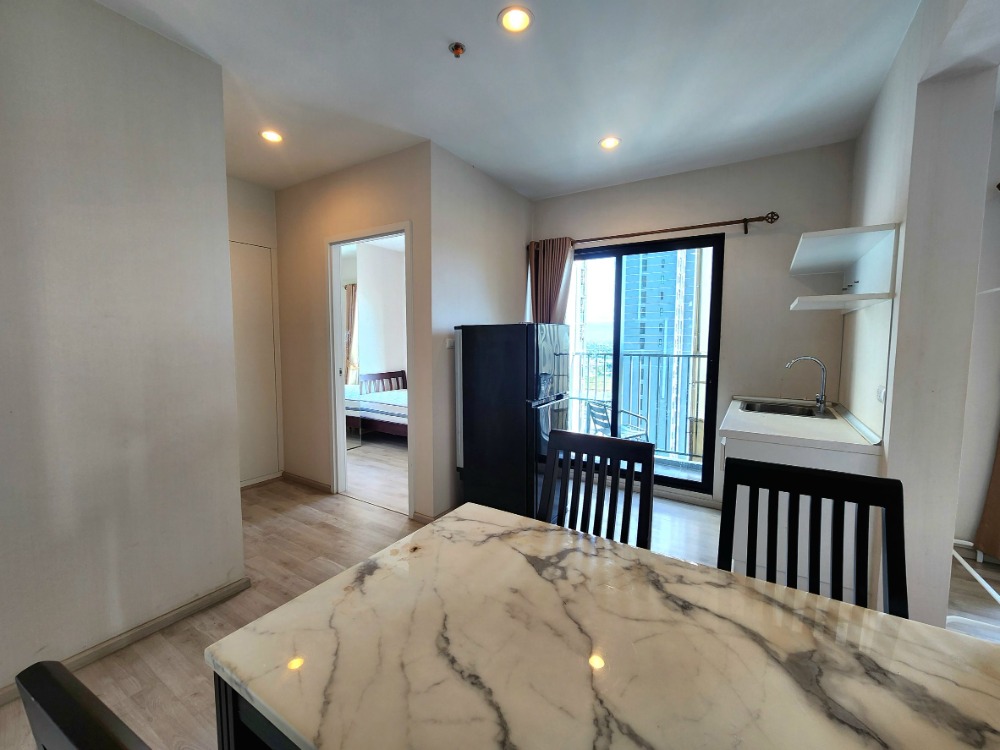 For RentCondoNonthaburi, Bang Yai, Bangbuathong : Status as shown in the cover photo**Vacant room. Corner room. Has washing machine. Has bird net** For rent Plum Condo Central Station Phase 1, 2 bedroom type**This type of room is not available oftenSN386