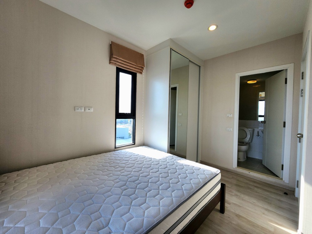 For RentCondoNonthaburi, Bang Yai, Bangbuathong : Status as shown in the cover photo**Vacant room. Corner room. Has washing machine. Has bird net** For rent Plum Condo Central Station Phase 1, 2 bedroom type**This type of room is not available oftenSN386