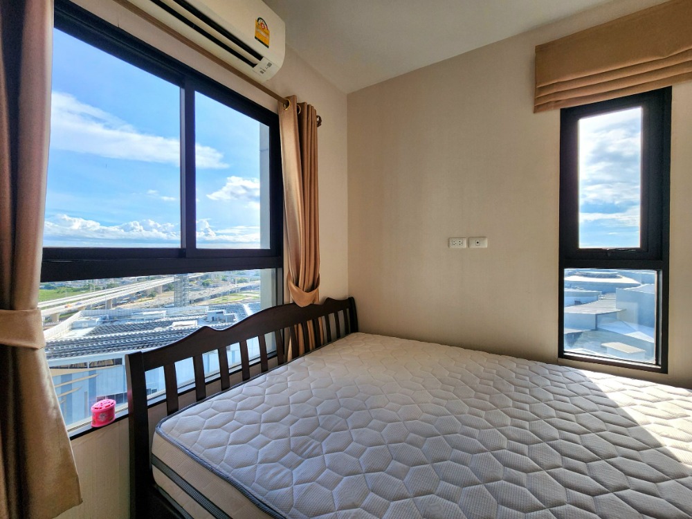 For RentCondoNonthaburi, Bang Yai, Bangbuathong : Status as shown in the cover photo**Vacant room. Corner room. Has washing machine. Has bird net** For rent Plum Condo Central Station Phase 1, 2 bedroom type**This type of room is not available oftenSN386