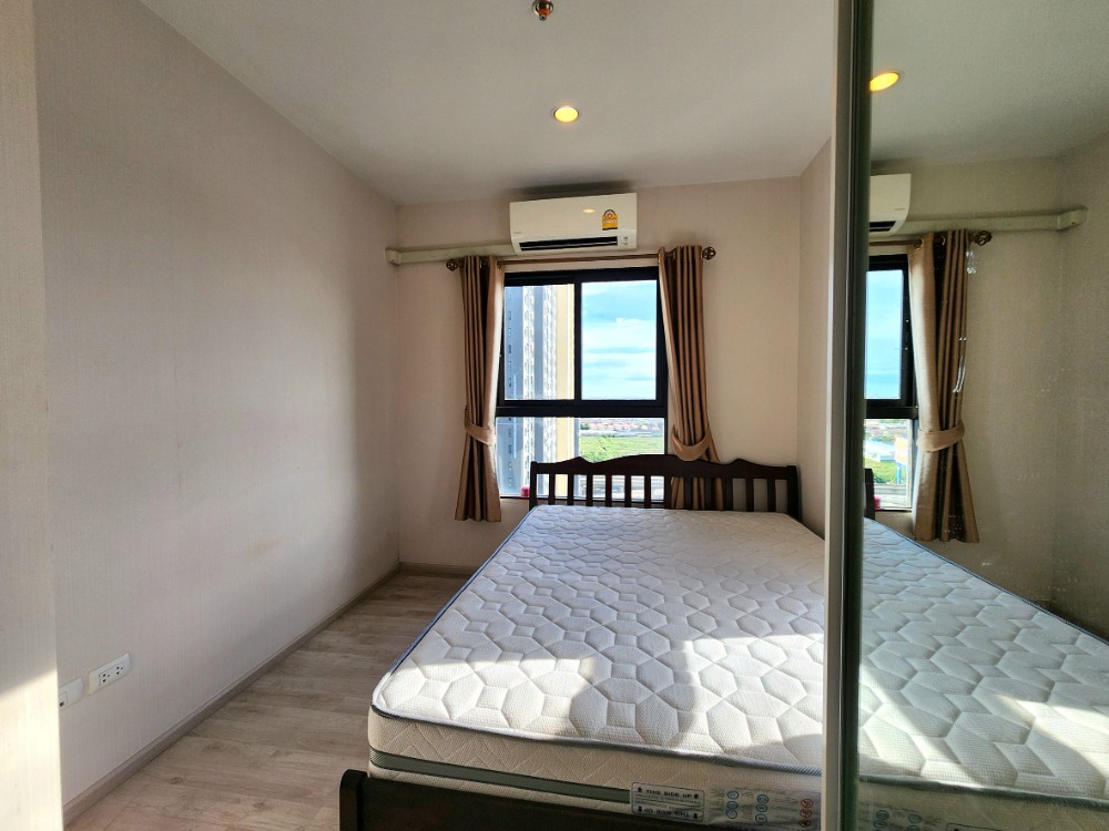 For RentCondoNonthaburi, Bang Yai, Bangbuathong : Status as shown in the cover photo**Vacant room. Corner room. Has washing machine. Has bird net** For rent Plum Condo Central Station Phase 1, 2 bedroom type**This type of room is not available oftenSN386