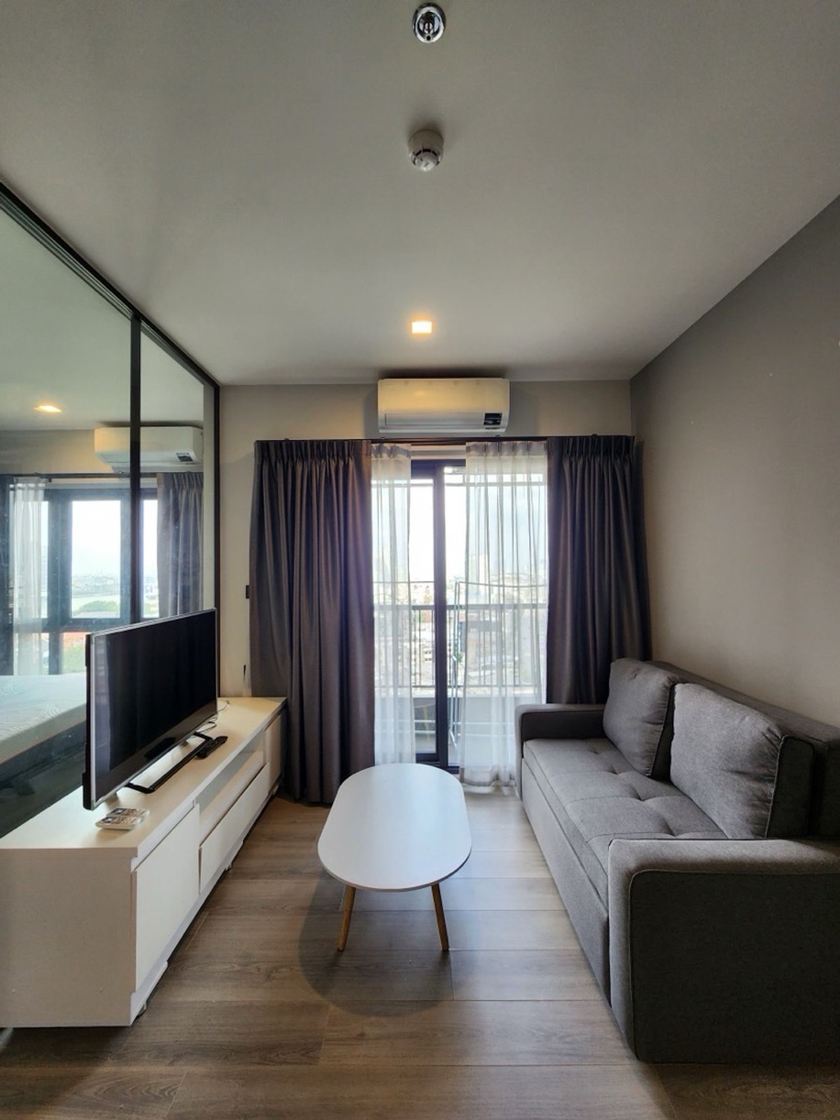 For RentCondoRama3 (Riverside),Satupadit : For rent, cheap 15,000, ready to be on high floor, beautiful room, The Key Rama 3