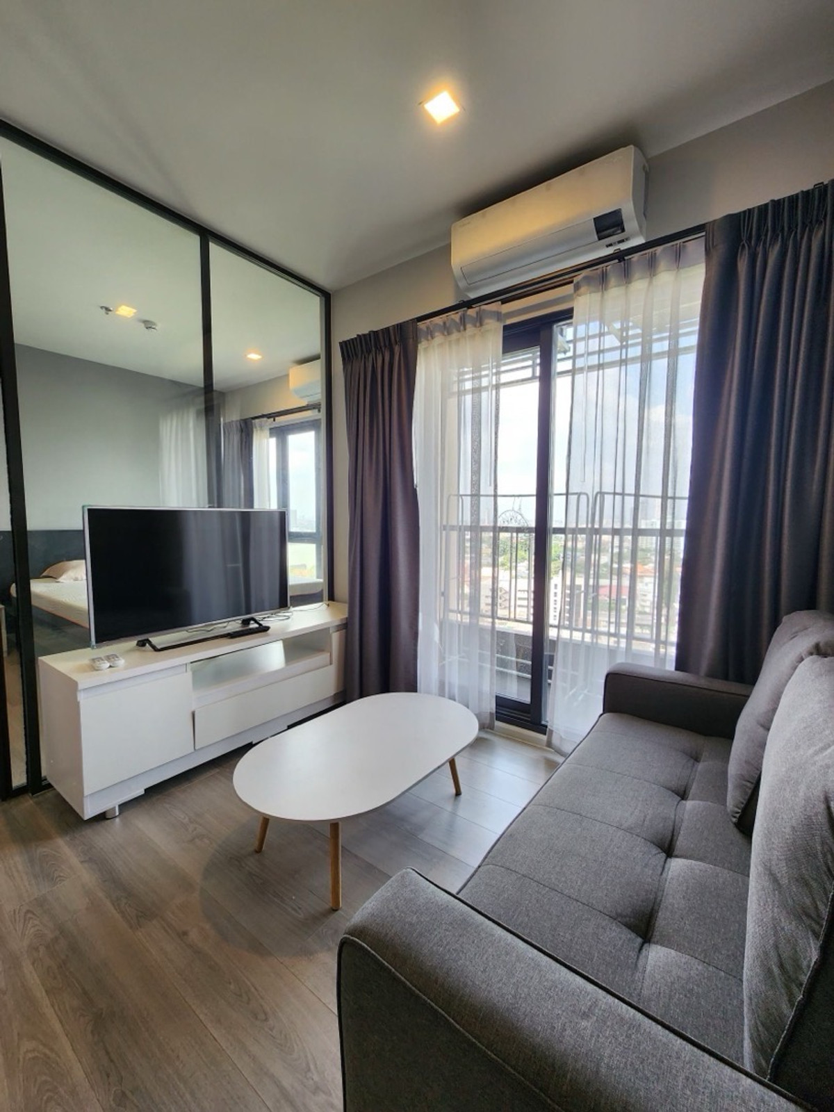 For RentCondoRama3 (Riverside),Satupadit : For rent, cheap 15,000, ready to be on high floor, beautiful room, The Key Rama 3