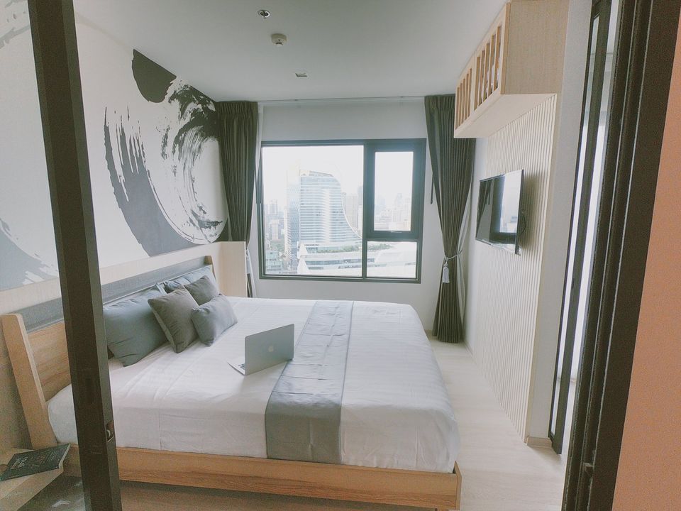 For RentCondoWitthayu, Chidlom, Langsuan, Ploenchit : Condo for rent: Life One Wireless, beautiful room, ready to move in, near BTS Ploenchit