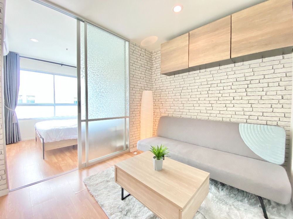 ให้เช่าคอนโดนวมินทร์ รามอินทรา : ให้เช่า Lumpini Park Nawamin-Sriburapha ขนาด 26 ตรม. ราคา 7,500 บาท เฟอร์นิเจอร์เครื่องใช้ไฟฟ้าครบ