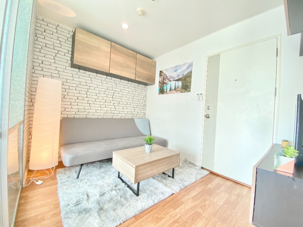 ให้เช่าคอนโดนวมินทร์ รามอินทรา : ให้เช่า Lumpini Park Nawamin-Sriburapha ขนาด 26 ตรม. ราคา 7,500 บาท เฟอร์นิเจอร์เครื่องใช้ไฟฟ้าครบ