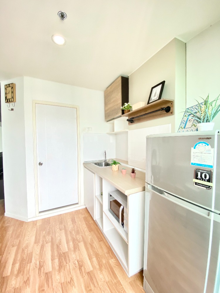 ให้เช่าคอนโดนวมินทร์ รามอินทรา : ให้เช่า Lumpini Park Nawamin-Sriburapha ขนาด 26 ตรม. ราคา 7,500 บาท เฟอร์นิเจอร์เครื่องใช้ไฟฟ้าครบ