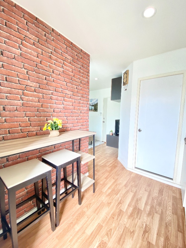 ให้เช่าคอนโดนวมินทร์ รามอินทรา : ให้เช่า Lumpini Park Nawamin-Sriburapha ขนาด 26 ตรม. ราคา 7,500 บาท เฟอร์นิเจอร์เครื่องใช้ไฟฟ้าครบ