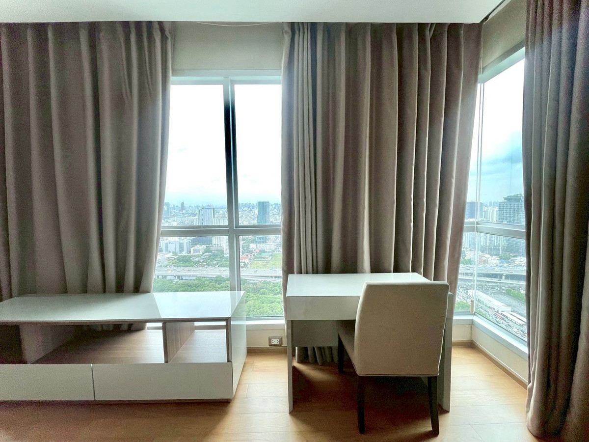 For RentCondoRama9, Petchburi, RCA : [ For rent ] The Address Asoke, high floor, wide room with furniture, prime location, MRT Phetchaburi, very good price / contact 065-8219716 ice