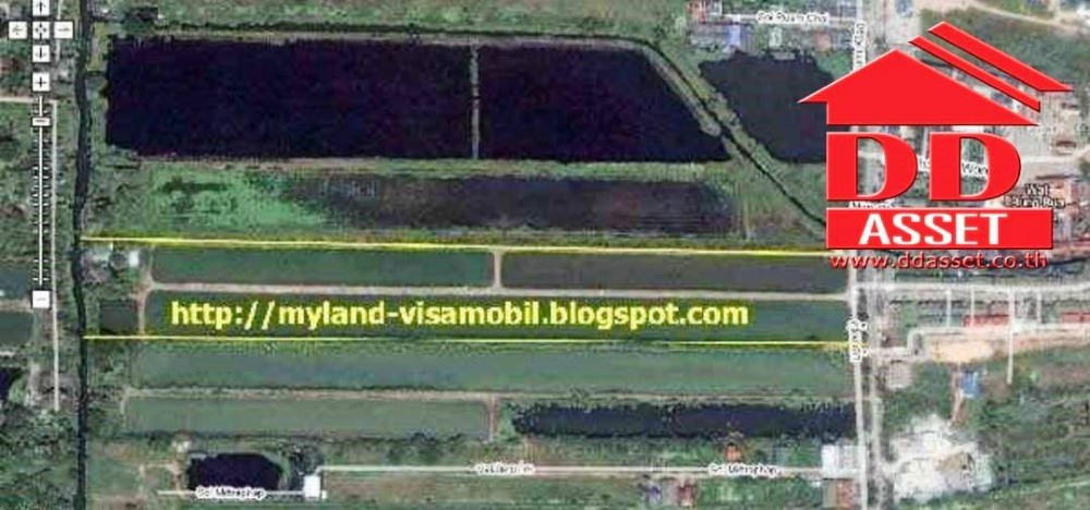 For SaleLandLadkrabang, Suwannaphum Airport : Land for sale, Lat Krabang, Khum Klao Road, Lam Pla Tiw, near Suvarnabhumi Airport, 6.5 million baht per rai.