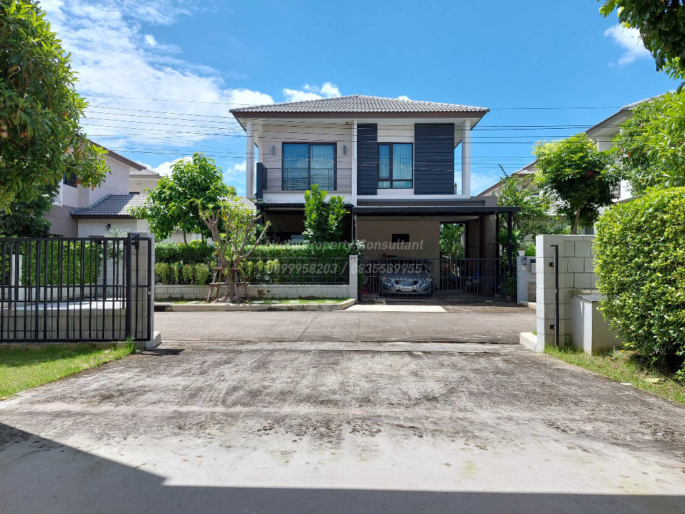 For SaleHouseBangna, Bearing, Lasalle : 4 bedroom detached house near Mega Bangna, Centro Bangna Km.7, has never lived.