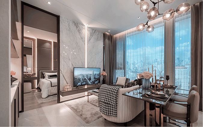 ขายคอนโดสุขุมวิท อโศก ทองหล่อ : --- HYDE HERITAGE THONGLOR --- ยูนิตโปรโมรชั่น 13 MB fully furnished 1 bed