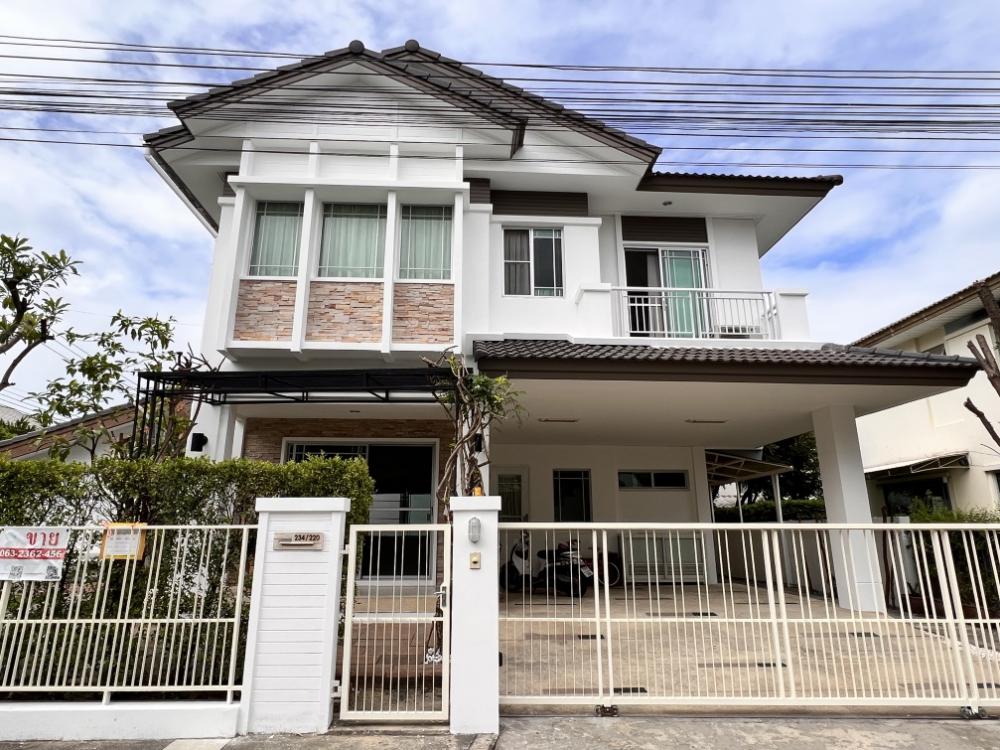 For SaleHouseSamut Prakan,Samrong : 𝐇𝐨𝐮𝐬𝐞 𝐟𝐨𝐫 𝐬𝐚𝐥𝐞 𝐌𝐚𝐧𝐭𝐡𝐚𝐧𝐚 𝐑𝐢𝐧𝐠 𝐑𝐨𝐚𝐝 - 𝐓𝐡𝐞𝐩𝐡𝐚𝐫𝐚𝐤