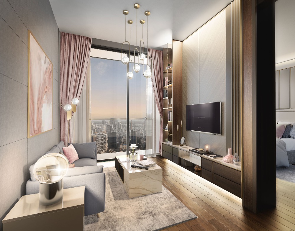 For SaleCondoSukhumvit, Asoke, Thonglor : Condo for sale, Cloud Residence Sukhumvit 23, usable area 57.10 sq m, 23rd floor, 2 bedrooms, 2 bathrooms, built-in kitchen and electrical appliances from GORENJE & BOSCH, near MRT Sukhumvit.