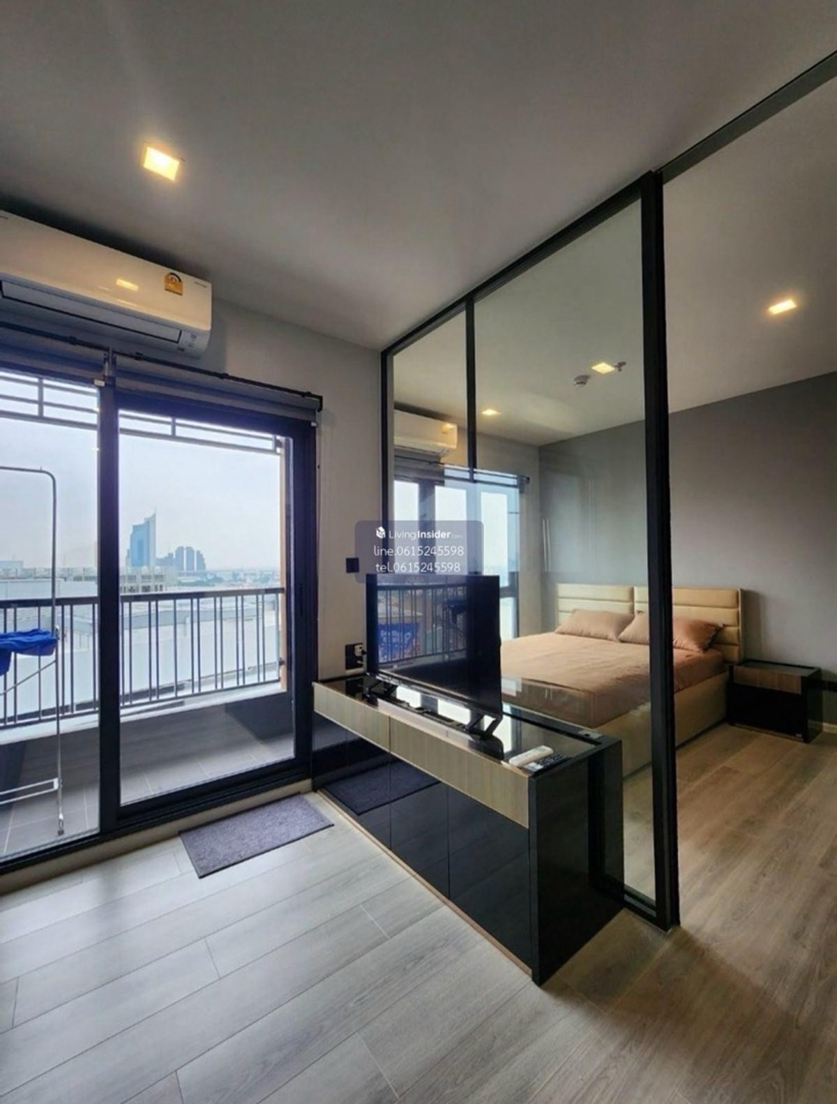 ให้เช่าคอนโดพระราม 3 สาธุประดิษฐ์ : 🔥เช่าห้องสวย แต่ครบ ชั้นสูง วิวแม่น้ำ The key พระราม3