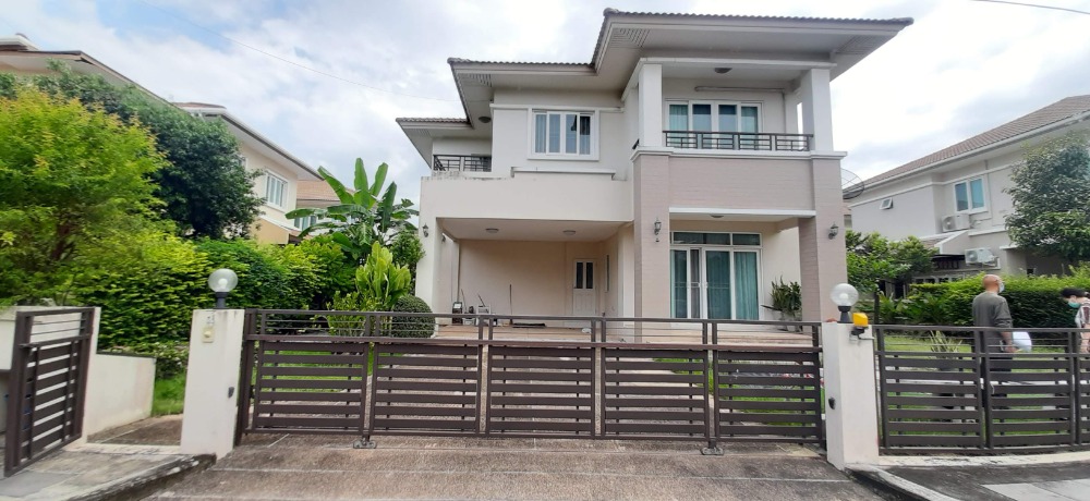For SaleHouseEakachai, Bang Bon : Detached house, the water house, Kanchana-Rama 2, size 110.5 square wah, beautiful, ready to move in, Bang Bon 3, Soi 12