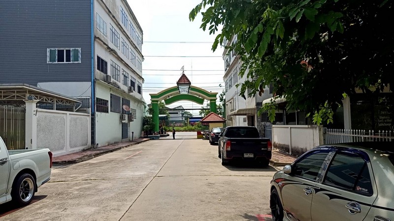 For SaleLandPathum Thani,Rangsit, Thammasat : Land for sale with buildings 382 square wa, pink plan, Pathum Thani area, Khlong Luang, Thanyaburi, Lam Luk Ka
