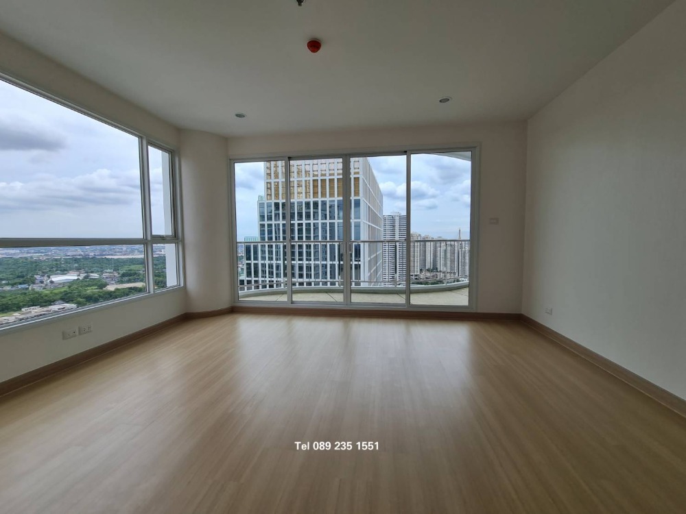 For RentCondoRama3 (Riverside),Satupadit : For Rent 3 Bed, high floor, Supalai Riva Grand, there are many rooms to choose from. best price New condo by the river, next to Rama 3 Road.