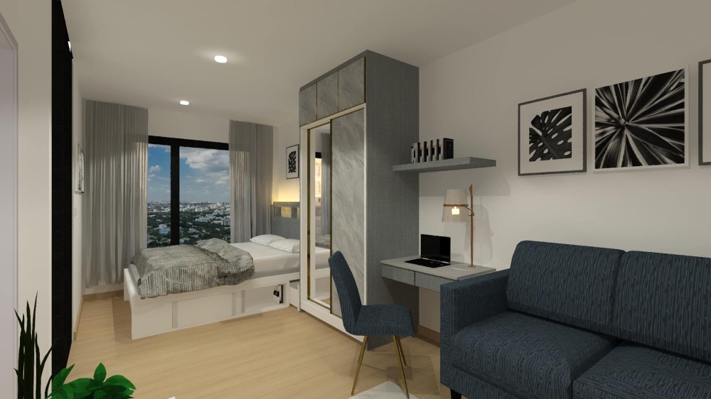 ให้เช่าคอนโดพระราม 9 เพชรบุรีตัดใหม่ RCA : ให้เช่าคอนโด Life Asoke Hype ห้องสวย แต่งครบ *MRT พระราม 9*