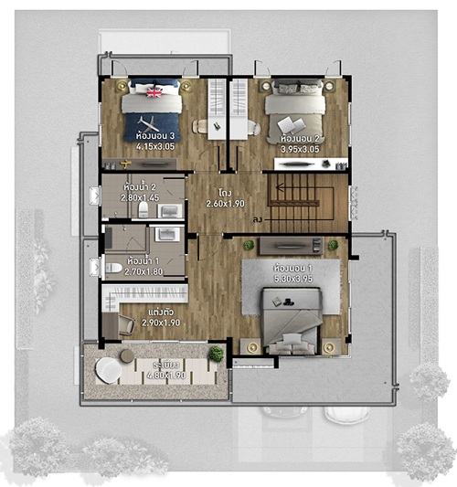 ขายบ้านพัฒนาการ ศรีนครินทร์ : ขาย บ้านเดี่ยว 2 ชั้น โครงการ เศรษฐสิริ พัฒนาการ (ซอย 87) ขนาด 88 ตร.วา. ใช้สอย 194 ตรม. หลังมุม สภาพใหม่ ไม่เคยเข้าอยู่อาศัย