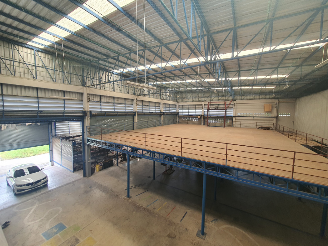 For SaleFactoryChaengwatana, Muangthong : Land for sale 1 rai with office building + residence + 3 storey warehouse Living with modern offices, good location, Soi Cityland, Nonthaburi