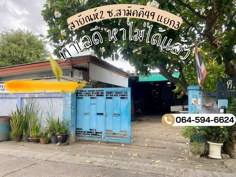 ขายโรงงานรัตนาธิเบศร์ สนามบินน้ำ พระนั่งเกล้า : ขายที่ดินเปล่า 186 ตารางวา ซอยสามัคคี49 แยก3 ทำเลดีหาไม่ได้อีกแล้ว ใจกลางเมือง