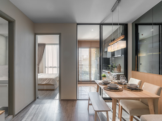 For RentCondoSukhumvit, Asoke, Thonglor : for rent Rhythm Ekkamai 35sqm nice room ❤️🌟