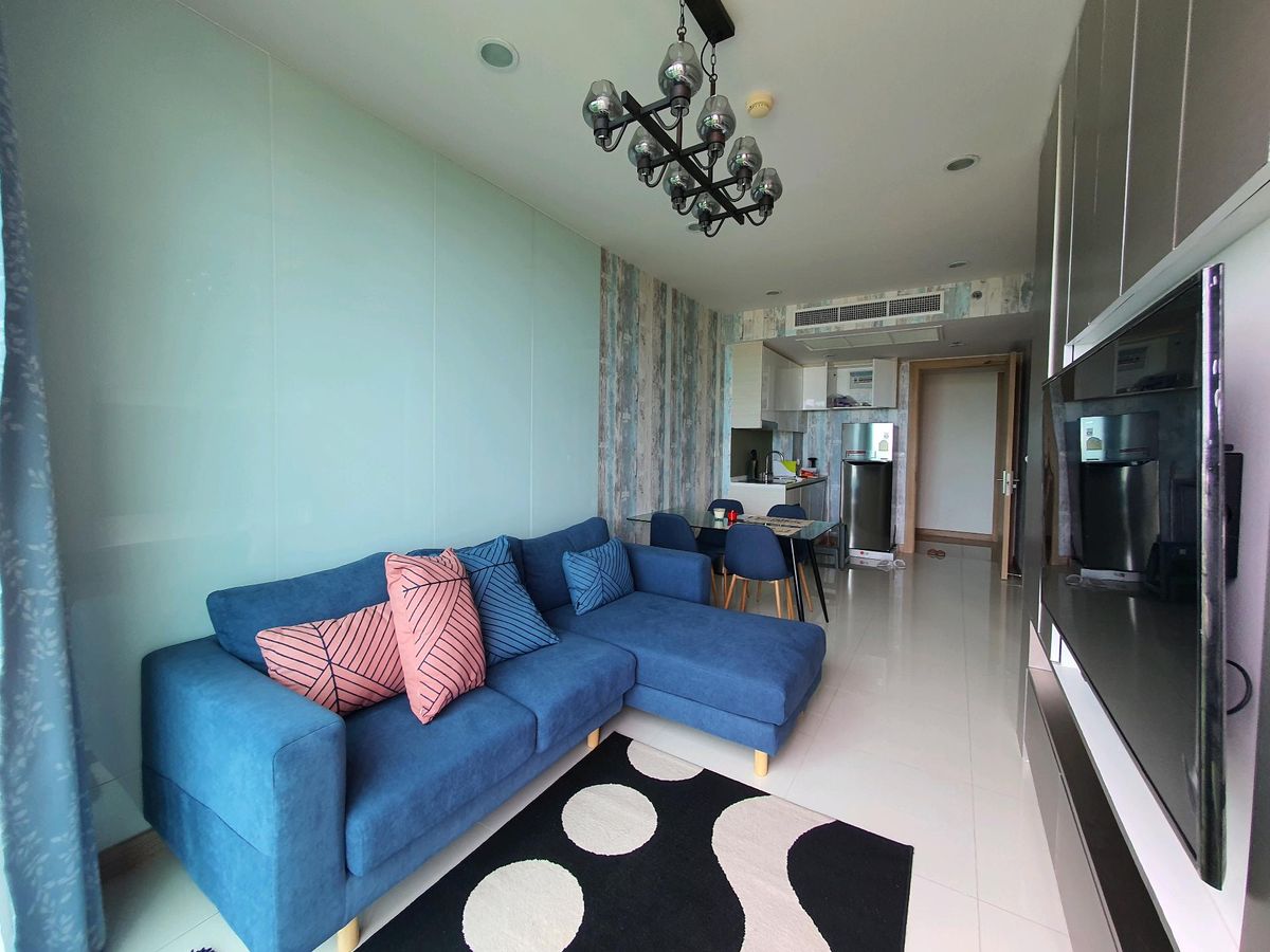 ให้เช่าคอนโดพัทยา บางแสน ชลบุรี สัตหีบ : For Rent 1 Bed 50sqm. 
The Rivierɑ Wongɑmɑt Beɑch  
Only 50 meters wαlk to the Beαch🏖🏵 extra  size of Balcony 🥇