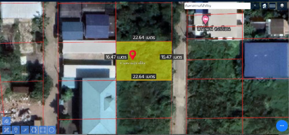 ขายที่ดินมหาชัย สมุทรสาคร : ขายที่ดินถนนเศรษฐกิจ 1 ซอย 3, กระทุ่มแบน สมุทรสาคร 93 ตารางวา ราคาดี ผังสีม่วง