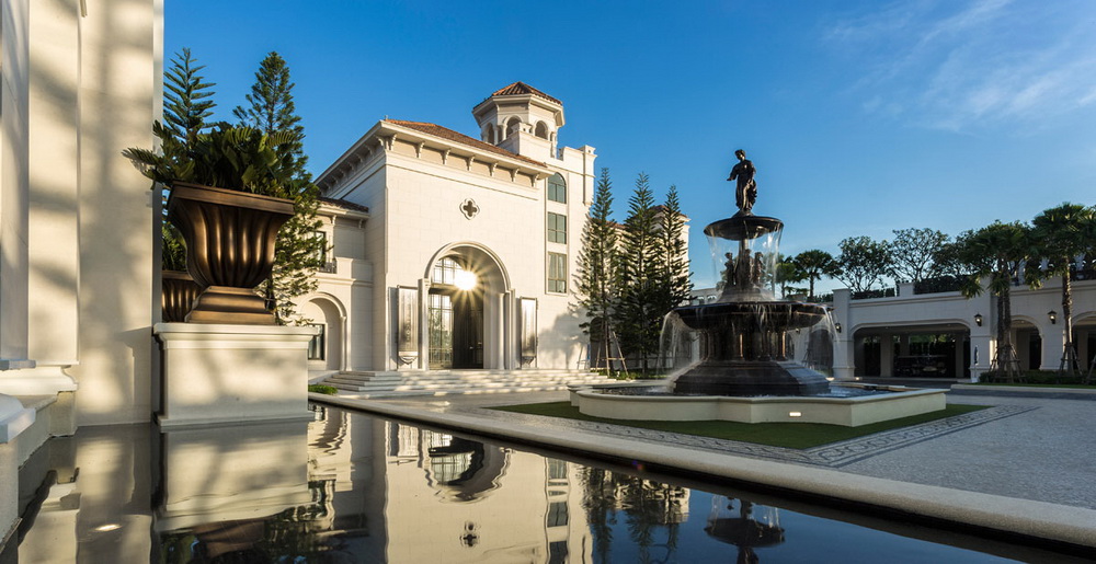 For SaleHouseRama 2, Bang Khun Thian : Luxury mansion for sale, large back, Ladawan Rama 2, Ladawan Rama2